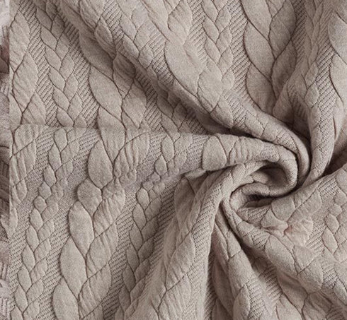 Knot turban or buns soft and warm fur-lined sweatshirt fabric 3 colors